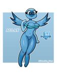  &lt;3 allay anthro blue_body blue_hair blue_skin blush breasts curvy_figure female hair hi_res mammal microsoft minecraft mojang nipples solo thick_thighs video_games wide_hips xbox_game_studios zerlix_fox 