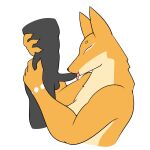  anthro bran-draws-things canid canine duo female fox hi_res human male male/female mammal oral 