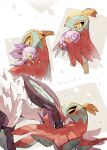  artist_name blush closed_eyes commentary_request crying egg harvest88 hawlucha highres holding holding_egg holding_pokemon no_humans noibat noivern open_mouth pokemon pokemon_(creature) smile star_(symbol) tears 
