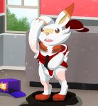  absurd_res alsoflick hi_res lagomorph leporid mammal nintendo pok&eacute;mon pok&eacute;mon_(species) rabbit scorbunny transformation turbopingoiin video_games 