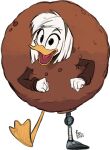  absurd_res anatid anseriform anthro avian bird clothing costume della della_duck disney duck ducktales ducktales_(2017) fanzeem female food food_costume hi_res kigtoons meatball meatball_costume solo 