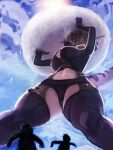  animal_humanoid breasts breath carne_asada clothing dragon dragon_humanoid female general-irrelevant group hair hi_res holding_snowball humanoid legwear low-angle_view macro navel open_mouth outside purple_hair red_eyes smile snowball solo_focus stockings sun 