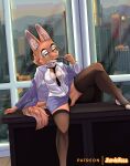  alts canid canine clothing diane_foxington dreamworks female fox invalid_tag mammal monthly_reward patreon patreon_reward solo supporter the_bad_guys underwear upskirt zombikiss 