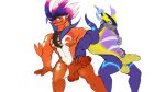  16:9 2022 4k absurd_res anthro cenies dragon duo hi_res koraidon legendary_pok&eacute;mon male male/male miraidon muscular nintendo pecs pok&eacute;mon pokemon_scarlet pokemon_violet red_body tire video_games widescreen 