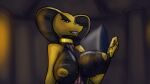  16:9 alternate_universe anthro circe gynomorph imminent_sex intersex inverted_nipples looking_at_viewer mistress_asma nipple_plugs nipples plug_(sex_toy) rape_face reptile ruanshi scalie sex_toy snake solo widescreen 