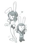  anthro duo elinor_rabbit elinor_wonders_why female female/female hi_res lagomorph leporid lockerobster mammal playboy playboy_bunny rabbit ranger_rabbit young 