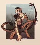  2022 anthro cheetah clothed clothing day detailed_background digital_media_(artwork) felid feline hi_res male mammal necroizu outside sky solo 