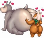  absurd_res anthro balls big_butt butt capikeeta cubone dreamworks duo emad_the_cubone female feral genitals gloria_the_hippopotamus hi_res huge_butt madagascar_(series) male nintendo pok&eacute;mon pok&eacute;mon_(species) video_games 