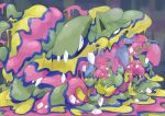  alolan_muk alolan_ninetales ambiguous_gender duo feral goo_creature goo_transformation hi_res hybrid muk ninetales nintendo open_mouth pok&eacute;mon pok&eacute;mon_(species) regional_form_(pok&eacute;mon) simple_background transformation video_games winte 