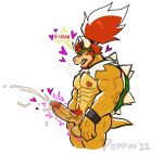  &lt;3 2022 abs accessory aged_up anthro balls beard big_muscles big_penis blush bodily_fluids bowser_jr. bracelet breath cum cumshot ejaculation english_text erection eyebrows facial_hair genital_fluids genitals hair hair_accessory hi_res horn humanoid_genitalia humanoid_penis jewelry koopa male mario_bros motion_lines muscular muscular_anthro muscular_male narrowed_eyes navel neckerchief nintendo nipples non-mammal_balls non-mammal_nipples nude pecs penis ponytail poppin pubes scalie shell signature simple_background solo spiked_hair_accessory spiked_shell spikes spikes_(anatomy) standing sweat text throbbing throbbing_balls throbbing_penis vein video_games white_background 