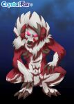  animal_genitalia balls canid canine canis claws crystal_fox genitals hi_res lycanroc male mammal nintendo pok&eacute;mon pok&eacute;mon_(species) pok&eacute;mon_mystery_dungeon rook_wolfspirit sheath solo video_games wolf 