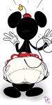 anthro big_butt big_ears black_body black_fur butt butt_grab clothing derangedartist disney duo facesitting female fur gloves hand_on_butt handwear hi_res male male/female mammal mickey_mouse minnie_mouse mouse murid murine panties patch_(fabric) patchwork patchwork_clothing polka_dot_dress polka_dot_skirt polka_dots rodent simple_background thin_tail underwear white_background white_clothing white_gloves white_handwear 