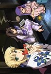  fate/stay_night matou_sakura saber tohsaka_rin yukata 