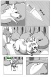  absurd_res anthro comic crimellgrim death domestic_cat felid feline felis female feral forest hi_res hunting mammal plant rpg_(disambiguation) suid suina sus_(pig) text tree wild_boar 