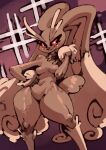  anthro bittenhard breasts featureless_crotch female hi_res lopunny nintendo pok&eacute;mon pok&eacute;mon_(species) red_eyes solo thick_thighs video_games 