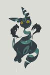  alternate_color alternate_form animal_focus crossed_legs crying crying_with_eyes_open disembodied_limb floating full_body grey_background highres looking_at_viewer oimo_kenpi pokemon pokemon_(creature) ribbon shiny_pokemon simple_background solo sparkle tears umbreon untying yellow_eyes 