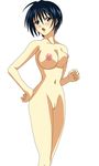  artist_request asahina_suzuka black_hair breasts large_breasts nipples nude pussy short_hair solo suzuka 