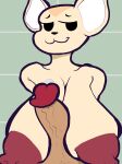  aggressive_retsuko anthro areola big_breasts big_penis bodily_fluids breast_play breasts canid canine female fennec fenneko fox genital_fluids genitals hi_res human looking_at_viewer mammal penis precum sanrio sassy_dolly sex smug solo titfuck vein veiny_penis 