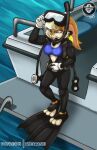  anthro diving_mask female hi_res lagomorph leporid lola_bunny looney_tunes mammal mask rabbit scuba scuba_gear solo thearashi warner_brothers wetsuit 