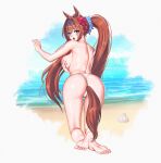  ass daiwa_scarlet_(summer_suit)_(umamusume) daiwa_scarlet_(umamusume) excellolang highres horse_girl swimsuit umamusume 