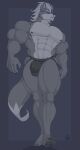  abs anthro bulge duo hi_res jockstrap_only macro male mkvero muscular muscular_male nintendo nipples pawpads paws star_fox video_games wolf_o&#039;donnell 