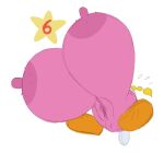  anus areola big_breasts bob-omb bombette breasts clitoris female genitals huge_breasts hyper hyper_breasts mario_bros nintendo nipples nude number paper_mario pink_areola pink_body pink_nipples pussy solo tasteofchoklit video_games 