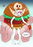  alvh-omega anthro burger burger_costume canid canine cheeseburger_costume clothing costume female food food_costume fox hamburger_costume hi_res kigtoons mammal naoko_the_fox solo 