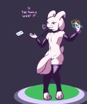  absurd_res anthro arm_warmers armwear asriel_dreemurr balls big_balls big_butt big_penis butt choker clothing flaccid fur genitals girly hi_res huge_balls huge_butt huge_penis humanoid_genitalia humanoid_penis hyper hyper_balls hyper_genitalia hyper_penis jewelry latex_stockings magic_user makeup male necklace nokamiwd penis simple_background solo text thick_thighs throwing_object undertale undertale_(series) video_games white_body white_fur wide_hips 