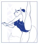  2021 animated anthro anthro_penetrated blue_and_white breasts canid canine clothed clothing clothing_aside duo female female_focus female_penetrated fox from_behind_position genitals humanoid_genitalia humanoid_pussy izra leotard leotard_aside low_framerate male male/female male_penetrating male_penetrating_female mammal monochrome navel ninjara_(tmnt) nipples nude one_leg_up penetration penile penile_penetration penis_in_pussy pussy raised_leg sex sketch slideshow solo_focus spread_legs spreading teenage_mutant_ninja_turtles vaginal vaginal_penetration 