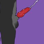  anatomically_correct anatomically_correct_genitalia anatomically_correct_penis animal_genitalia animal_penis anthro balls bodily_fluids canid canine canine_penis canis cum cumshot ejaculation genital_fluids genitals hi_res male mammal penis red_penis sheath solo wolf 
