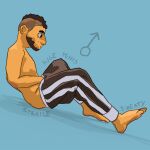  1:1 belierchatre diego_(belierchatre) feet human male mammal masturbation solo sweatpants 