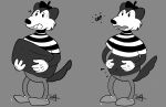 &eacute;mi anthro comic fleischer_style_toon hammerspace hi_res male object_vore sequence solaine solo toony vore 