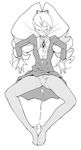  1girl big_hair cum cum_on_clothes cum_on_pussy drill_hair feet footjob greyscale heriyama hetero hoshikawa_subaru_(rockman) jpeg_artifacts long_hair monochrome panties panties_under_pantyhose pantyhose penis projectile_cum rockman ryuusei_no_rockman shirogane_luna underwear upskirt 