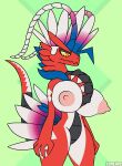  animated anthro bouncing_breasts breasts dragon ezee feathers female high_framerate koraidon legendary_pok&eacute;mon looking_at_viewer nintendo nipples nude pok&eacute;mon pok&eacute;mon_(species) red_body short_playtime simple_background solo tire video_games 