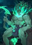  2021 5_fingers abs absurd_res balls_outline big_bulge big_muscles bone bulge clothed clothing dialogue english_text eroskun fingers genital_outline ghost glistening glistening_body green_body green_eyes green_nipples green_skin hi_res holding_object holding_weapon huge_bulge humanoid key lamp lantern league_of_legends lock male muscular muscular_humanoid muscular_male nipples not_furry pecs penis_outline riot_games skull skull_head solo spirit text thresh topless underwear underwear_only video_games weapon 