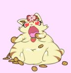  anthro chibi cookie domestic_cat felid feline felis female food jewelpet mammal misterdonut obese overweight sango_(jewelpet) sanrio 