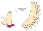  animal_ear_fluff animal_ears closed_eyes copy_ability extra_ears fox_ears fox_tail kemomimi-chan_(naga_u) kirby_(series) kirby_64 naga_u neta original shadow simple_background speed_lines standing tail white_background 