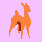  1:1 3d_(artwork) animal_genitalia animal_penis balls big_butt blender_(software) butt cel_shading cervid curvy_figure digital_media_(artwork) equine_penis fat_butt feral flat_colors foxygrandpaa genitals hi_res hooves hourglass_figure looking_at_viewer male mammal mouthless multiple_angles penis pop_art shaded simple_background simple_eyes small_tail smug solo thick_thighs 