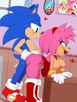  &lt;3 &lt;3_eyes 3:4 amy_rose anthro big_breasts bigdon1992 bodily_fluids breasts clothed clothing digital_media_(artwork) duo eulipotyphlan female female_penetrated fur gloves green_eyes handwear hedgehog hi_res male male/female male_penetrating male_penetrating_female mammal nipples open_mouth partially_clothed penetration pink_body sega sex sonic_the_hedgehog sonic_the_hedgehog_(series) tongue tongue_out 