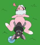  black_body duo eeveelution female female_penetrated flaaffy grisouille hi_res jolteon larger_penetrated male male/female male_penetrating male_penetrating_female nintendo penetration pink_body pok&eacute;mon pok&eacute;mon_(species) size_difference sleeping smaller_male unbirthing vaginal video_games vore 