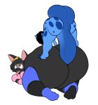  2021 ahegao all_fours alpha_channel ambiguous_penetration animated anthro balls big_balls big_butt big_penis black_body black_fur black_hair black_nose blue_balls blue_body blue_penis blue_perineum blue_skin blue_spots bottomless bouncing_balls bouncing_butt breasts butt butt_squish chiropteran clothed clothed/nude clothed_female_nude_male clothing cute_fangs digital_media_(artwork) duo ear_accessory eyelashes facial_markings female forked_tongue fur gaius_(impsassy) genitals hair head_markings hi_res huge_balls huge_butt huge_penis humanoid humanoid_on_anthro hyper hyper_balls hyper_butt hyper_genitalia hyper_penis imp impsassy interspecies legwear looking_pleasured male male/female mammal markings mask_(marking) nude open_mouth pattern_clothing pattern_legwear pattern_thigh_highs penetration penis perineum pink_inner_ear pluta presenting presenting_hindquarters rear_view red_eyes ring sex side_boob simple_background size_difference small_dom_big_sub smile snout spots spotted_body squish striped_clothing striped_legwear striped_thigh_highs stripes sweater thick_thighs thigh_highs tongue tongue_out topwear transparent_background wide_hips 