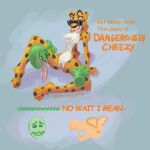  anon anthro artist_skellockosaur bodily_fluids cheetah cheetos chester_cheetah crossgender cunnilingus disembodied_hand disembodied_head duo felid feline female hi_res humor male male/female mammal mascot oral presenting saliva sex sunglass vaginal 