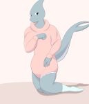  absurd_res anthro clothing diaper diaper_under_clothing extremius_amphibious fish hi_res hoodie kneeling male marine onesie raised_tail shark solo steel_(extremius_amphibious) tagme topwear 