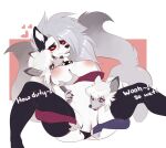  &lt;3 2022 anthro anthro_on_anthro big_breasts bodily_fluids breast_grab breasts canid canid_demon clothing clothing_pull collar demon dialogue english_text female female/female fluffy fluffy_tail fur genital_fluids genitals grey_body grey_fur grey_hair groping_breasts groping_from_behind group group_sex hair hand_on_breast hellhound helluva_boss legwear looking_pleasured loona_(helluva_boss) mammal nipples panties panty_pull pussy pussy_juice red_sclera semi_incest sex sibling sister sisters spiked_collar spikes spread_legs spreading stockings text thigh_highs threesome trio twins underwear underwear_pull white_eyes white_hair zoecinno 
