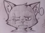  ... absurd_res anthro domestic_cat eye_scar facial_scar felid feline felis fur fur_tuft head_tuft hi_res inner_ear_fluff male mammal rhonbon scar traditional_media_(artwork) tuft whiskers 