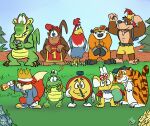  alligator alligatorid anthro avian badger banjo-kazooie banjo_(banjo-kazooie) bird bumper_the_badger chicken clock conker conker&#039;s_bad_fur_day crocodile crocodilian crocodylid diddy_kong diddy_kong_pilot diddy_kong_racing diddy_kong_racing_ds donkey_kong_(series) drumstick_the_rooster felid feline female friends galliform gallus_(genus) group haplorhine hi_res kazooie kremling krunch_the_kremling male mammal monkey mouse murid murine mustelid musteline nintendo nintendo_64 nintendo_ds nintendo_ds_family pantherine phasianid pipsy_the_mouse primate rare_ltd rareware reptil reptile rodent scalie sciurid shesamonkey stopwatch tiger timber_the_tiger tiptup tt_diddy_kong_racing turtle ursid video_games watch 