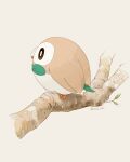  1other branch character_request highres leaf looking_away mokuzou_(moku_ssbu) pokemon pokemon_(creature) simple_background symbol-only_commentary tree white_background 