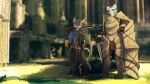  armor artorias_the_abysswalker avian black_hair blue_eyes blue_hair dark_souls felid female feretta fromsoftware fur grey_body grey_fur gryphon hair havel_the_rock hi_res mammal melee_weapon mythological_avian mythology nahla pantherine shield sword tiger toumai_(toumai) video_games weapon white_body white_fur yellow_eyes 