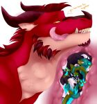  ahegao anthro asian_mythology balls black_body black_fur bodily_fluids bulge canid canine canis claws digital_media_(artwork) domestic_dog dragon dune_(krypted) east_asian_mythology eastern_dragon english_text entropy_(billeur) erection feathers fellatio feral fur genitals group hi_res horn husky internal licking licking_lips looking_pleasured male male/male male_penetrated male_penetrating male_penetrating_male mammal mythology neck_bulge nordic_sled_dog oral oral_vore penetration penile penis red_body red_fur red_scales saliva saliva_on_penis saliva_on_tongue scales scalie sehiny self_lick sex simple_background size_difference smile soldtilidie spitz tan_body tan_scales teeth text tongue tongue_out trio vore vore_sex western_dragon white_body white_fur wings 