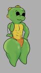  abs anthro belly_lentel bellyboi13 bodily_fluids cloth hand_on_hip hi_res kobold lizard male reptile scalie solo sweat thick_thighs towel_on_shoulder 